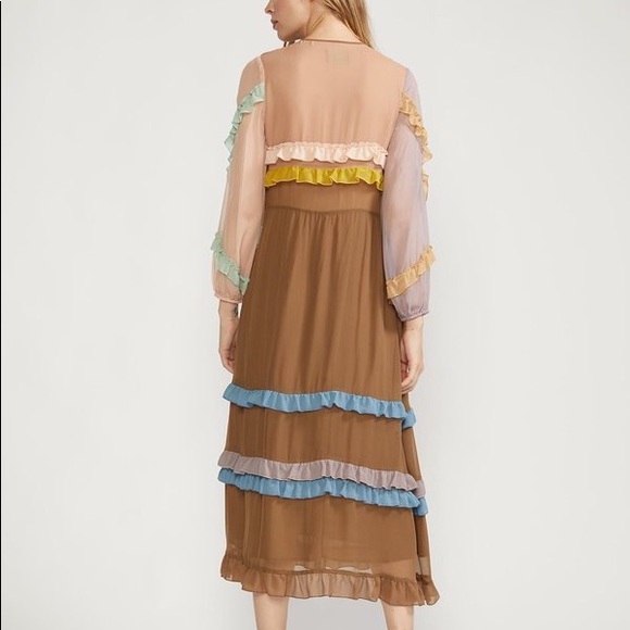 CYNTHIA ROWLEY RUFFLE DRESS (Edie) - Picture 4 of 9